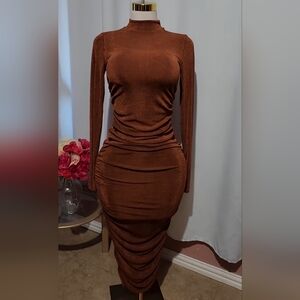 Silky Smooth Long Sleeves Dress Womens club night out party cocktail party